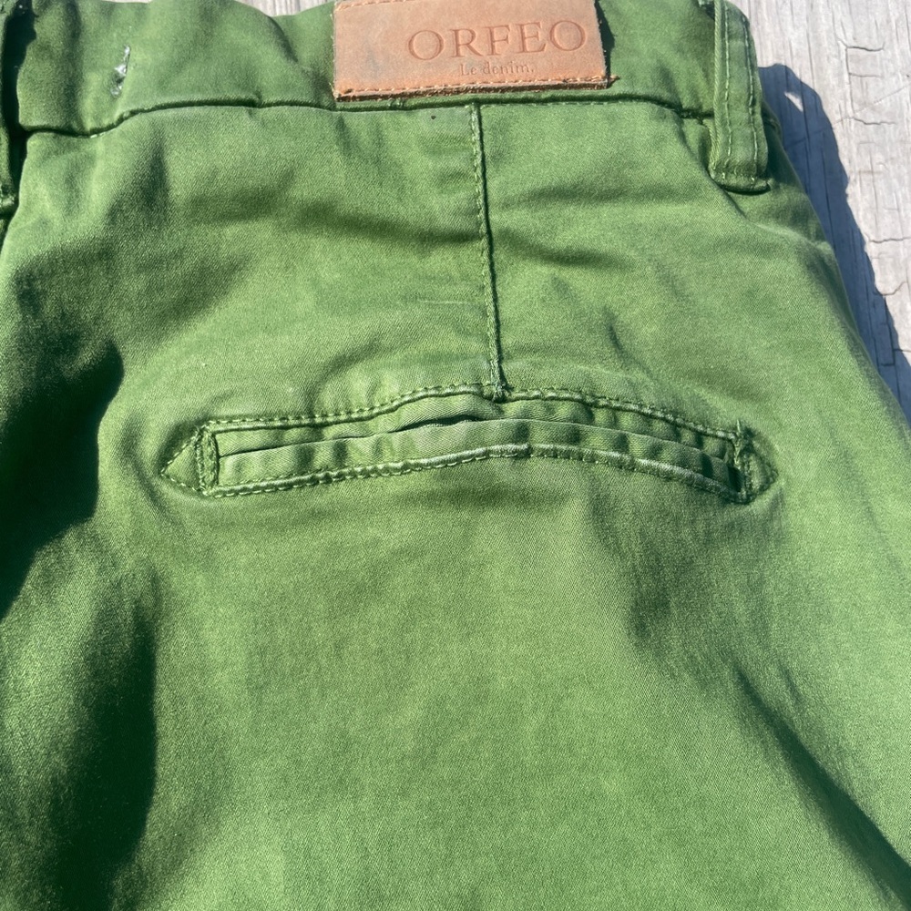 ORFEO Women’s Green Chinos Pants 27 - Picture 9 of 9